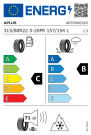 APLUS SL102 315/80R22.5 M+S 3PMSF